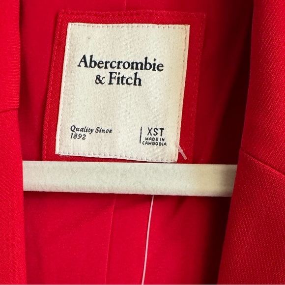 Abercrombie Red Wrap Blazer Dress - Picture 6 of 6